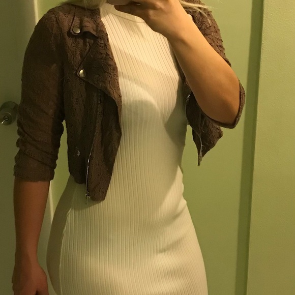 HEART & HIPS Outfit Maxi dress with jacket Cream - Picture 6 of 16